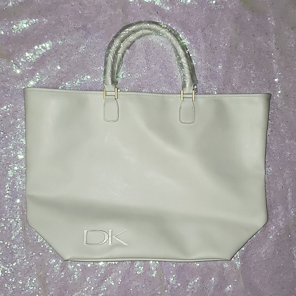 Donna Karan Bag Tote Purse NWT Cream!!